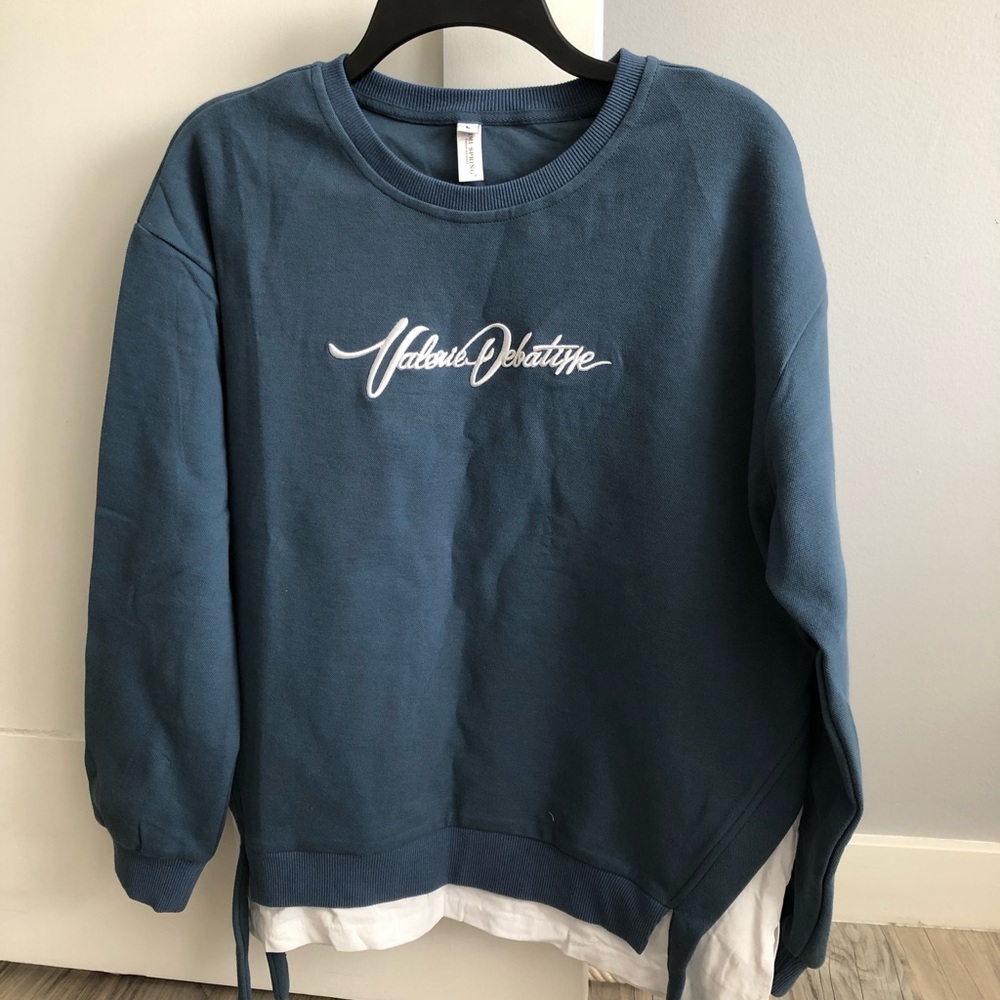 Blue sweater